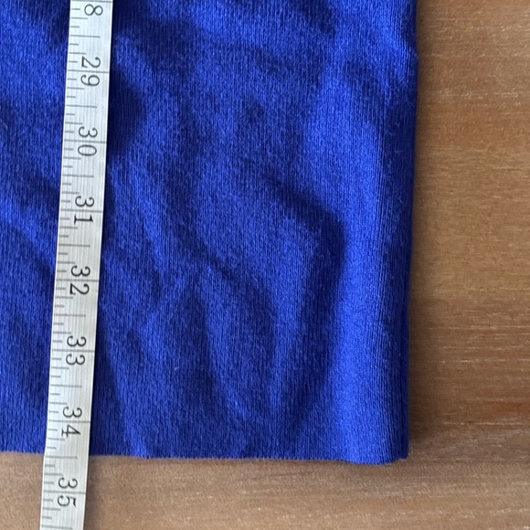 Lovers + Friends Electric Blue Ribbed Knit Turtleneck Sweater Dress, Sz XL NWT - Picture 11 of 12